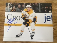 Mark Jankowski Autographed 8x10 Photo Nashville Predators