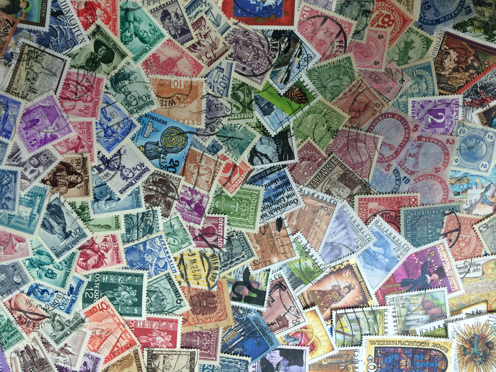 Austria Collection Of 225 Different Used Stamps 125 Catalog Value eBay