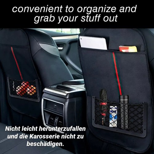 4X KFZ PKW Auto Ablage Netz Stretch Fach 36x18cm M Kofferraum Universal Gepäck - Bild 9 von 12