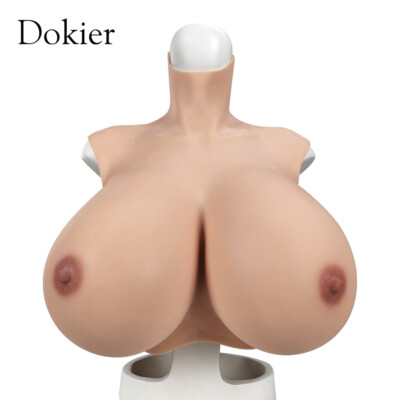 Dokier S Cup Big Fake Boobs Silicone Breast Forms Breastplate For Crossdresser 