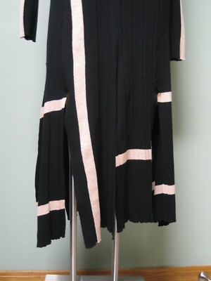 $1790 Loewe NEW Black Pink Stripe Car Wash Slits Cotton