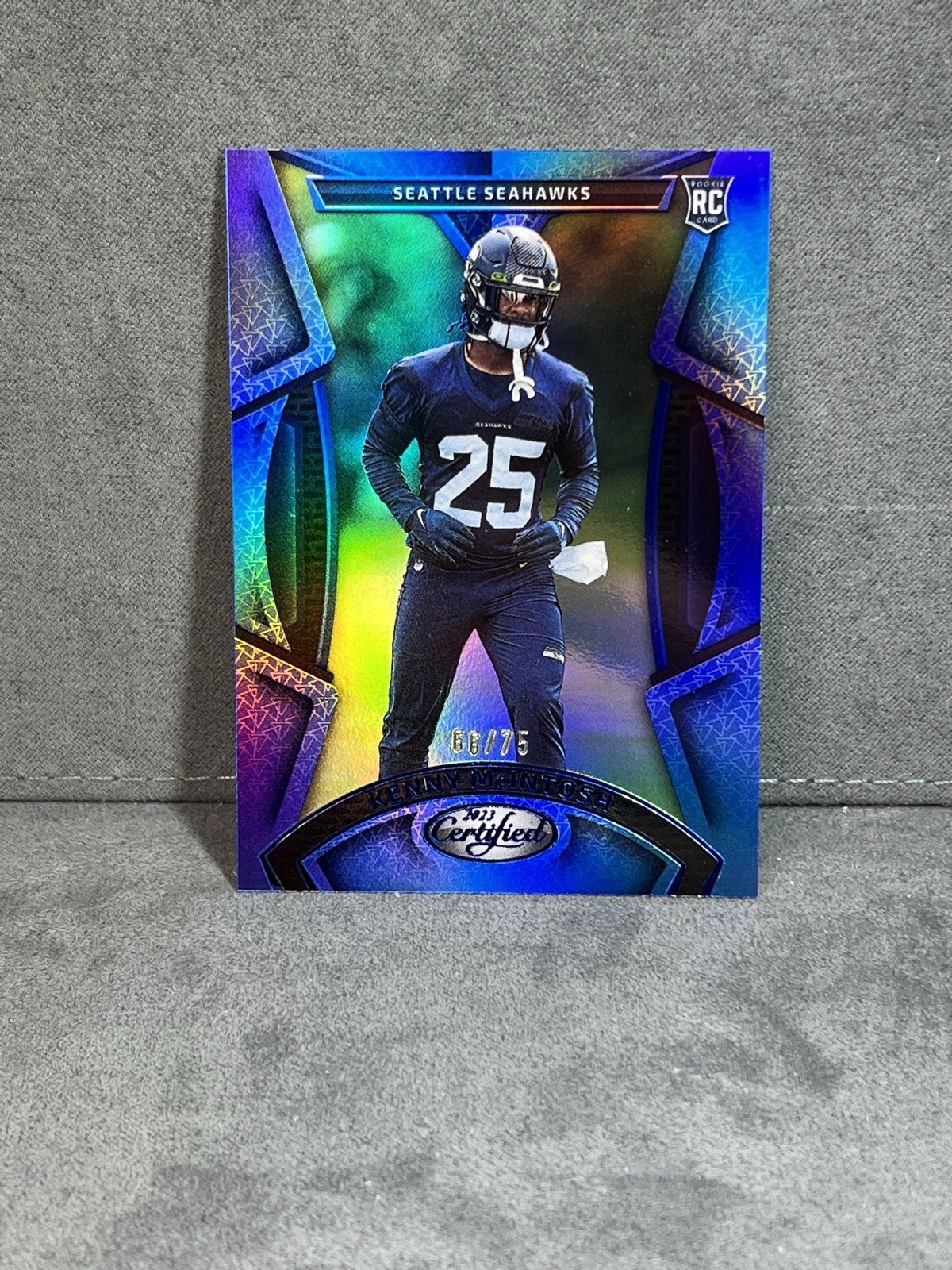 Kenny McIntosh Panini Certified #176 Mirror Blue