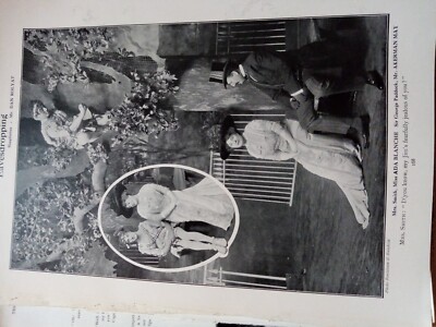 Xm21 Ephemera 1900er Theaterbild Adam Blanche Akerman May 