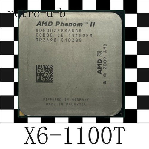 AMD Phenom II X6-1100T 3.33GHz AM3 125W CPU Processor - 第 1/1 張圖片