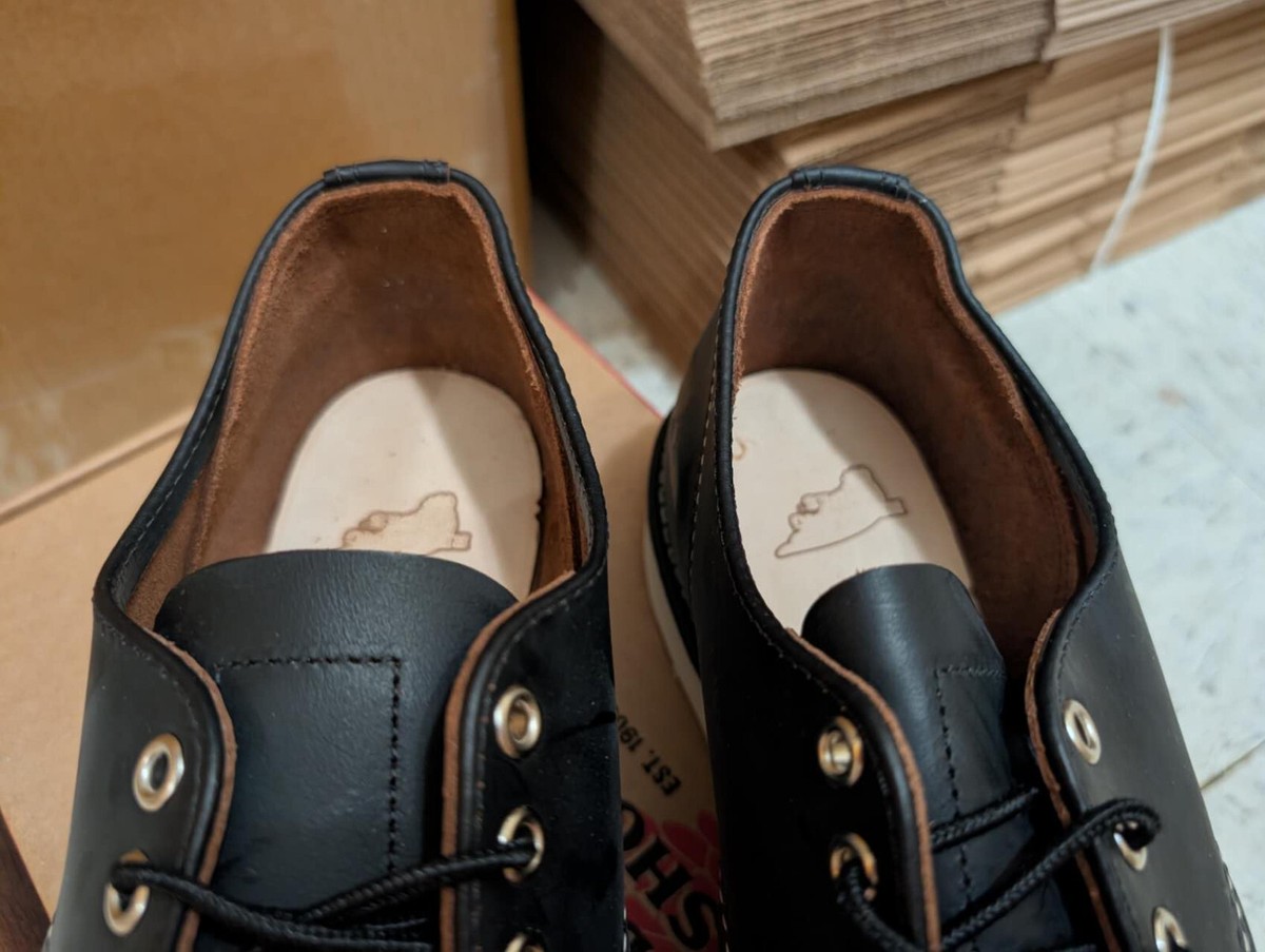 靴 RED WING OXFORD 8090 8D Red Wing - 8090 - Black Shop Moc Oxford - goldensupplyco.com