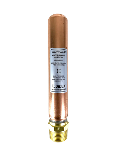 SURGEx Water Hammer Arrestor, LEAD FREE, (BSP) - Picture 5 of 5