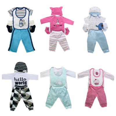 in Reborn Baby Doll Clothes for 18-22in Silicone Newborn Baby Doll  Outfits