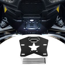 UTV LED License Plate Holder w/LED Light For Yamaha YXZ1000R Wolverine Rhino