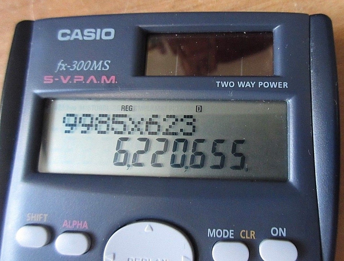 Casio FX300-MS Scientific Calculator 240 Built-In Functions