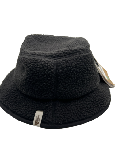 The North Face S/M Unisex Black Sherpa Fleece Cragmont Bucket Hat Winter Cap