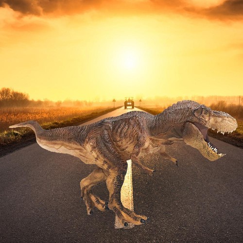 12" Large Tyrannosaurus Dinosaur Toy Educational Model Z4 New Birthday F D3P7