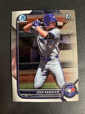 Josh Kasevich Toronto Blue Jays 2022 Bowman Draft Chrome 1st Bowman