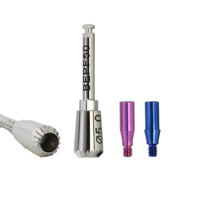 Dental Implant ET Bone Profiler 5.0 & Guide Screws Mini Regular Hiossen OSSTEM