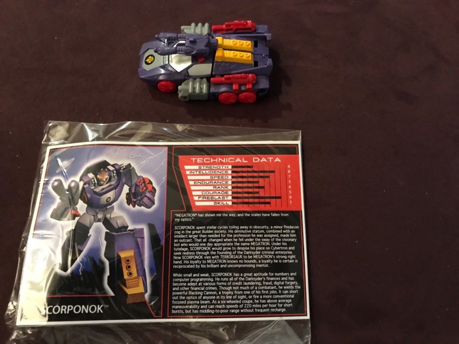 Transformers Funpub TFCC TFSS Subscription 5.0 botcon beast wars scorponok