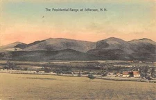 Jefferson New Hampshire Presdiential Range Birdseye View Antique Postcard K35885