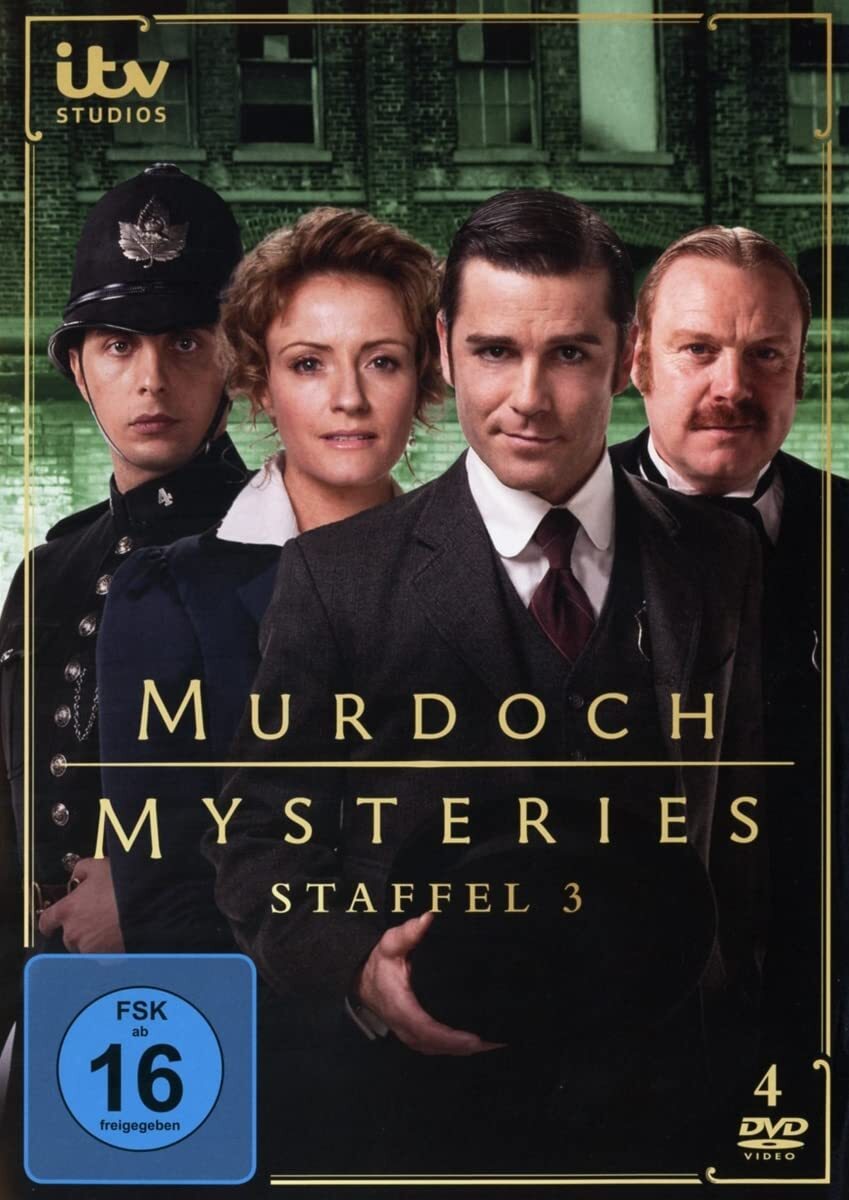 Murdoch Mysteries - Staffel 3 (4 DVDs) - 13 Folgen (DVD) ‎ Yannick Bisson