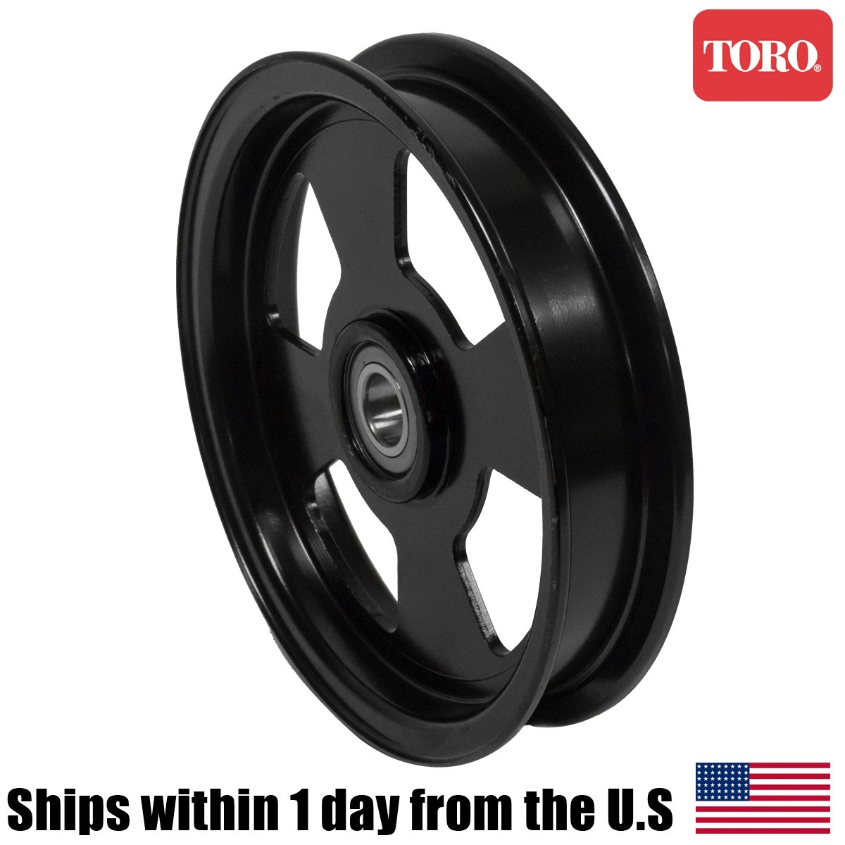 (3) OEM Toro Z Master G3 48 52 72 Deck Idler Flat Pulley 1164670 114