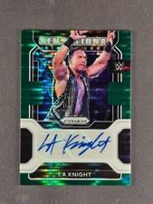 2022 Prizm WWE Sensational Signatures #SS-LAK LA Knight /25 Green Pulsar Auto