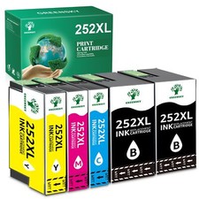 252XL T252 252XL Ink Cartridges Compatible for Epson WF-3640 7110 7710 7610 Lot