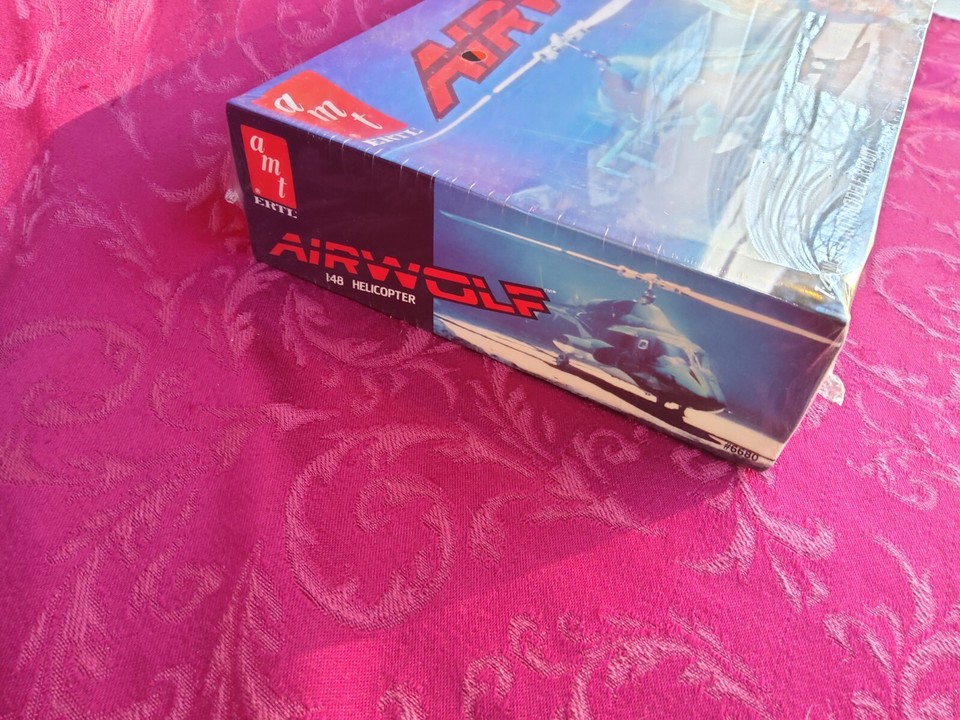 1984 AMT/ERTL 1:48 Airwolf Helicopter Model Kit #6680 Factory Sealed | eBay