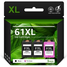 61XL Black Color Ink Cartridge For HP 61XL ENVY 4500 4501 4505 5530 Printer