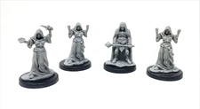 Cultist Set Dungeons and Dragons Miniatures DnD Minis 28mm fantasy unpainted