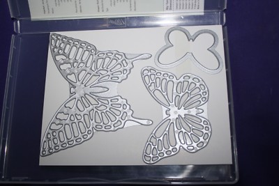 NEW Stampin Up BUTTERFLIES Thinlits Dies Sizzix Bigshot Butterfly ...