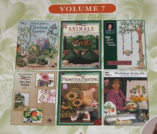 Donna Dewberry "In-Home Art" One Stroke Art Book Collections .. Volume 7 - Picture 2 of 8