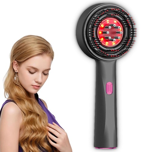 Electric Red Light Therapy Hair Oil Applicator Scalp Massager Brush Massage Comb - Picture 2 of 17