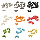 LEGO Brick, Round 1 x 1 d. 90 degr Elbow Macaroni - MPN 25214 - Multiple Colors