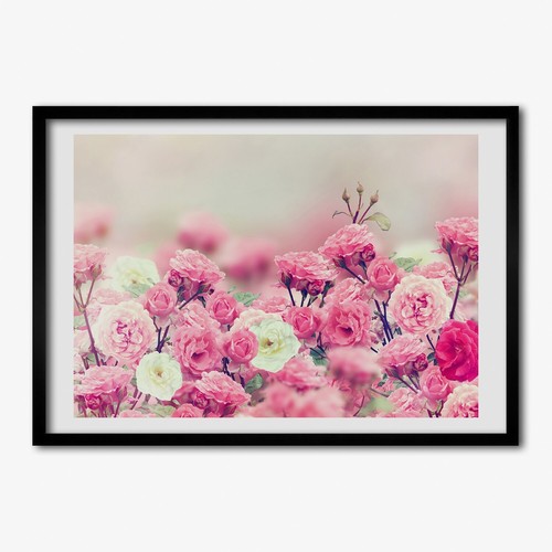 Tulup Photo 100x70cm Cadre Décor MDF Le salon Lgnes nores et blanches