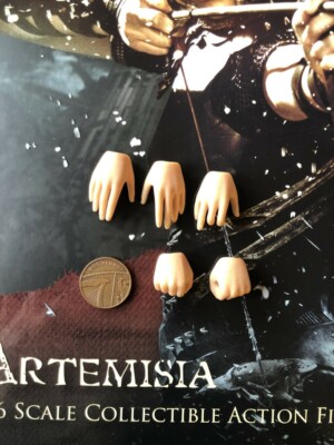 Star Ace Artemisia 300 Rise of an Empire Hände x 5 lose Skala 1/6