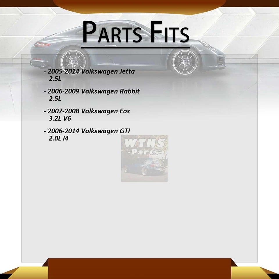 Front Rear Shock Mounting Kit 4x For Volkswagen Bora 2.5L 2005 - Image 3 of 4