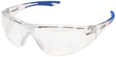 Delta Plus Avion Safety Glasses Blue Temple Tip Clear Anti-Fog Lens