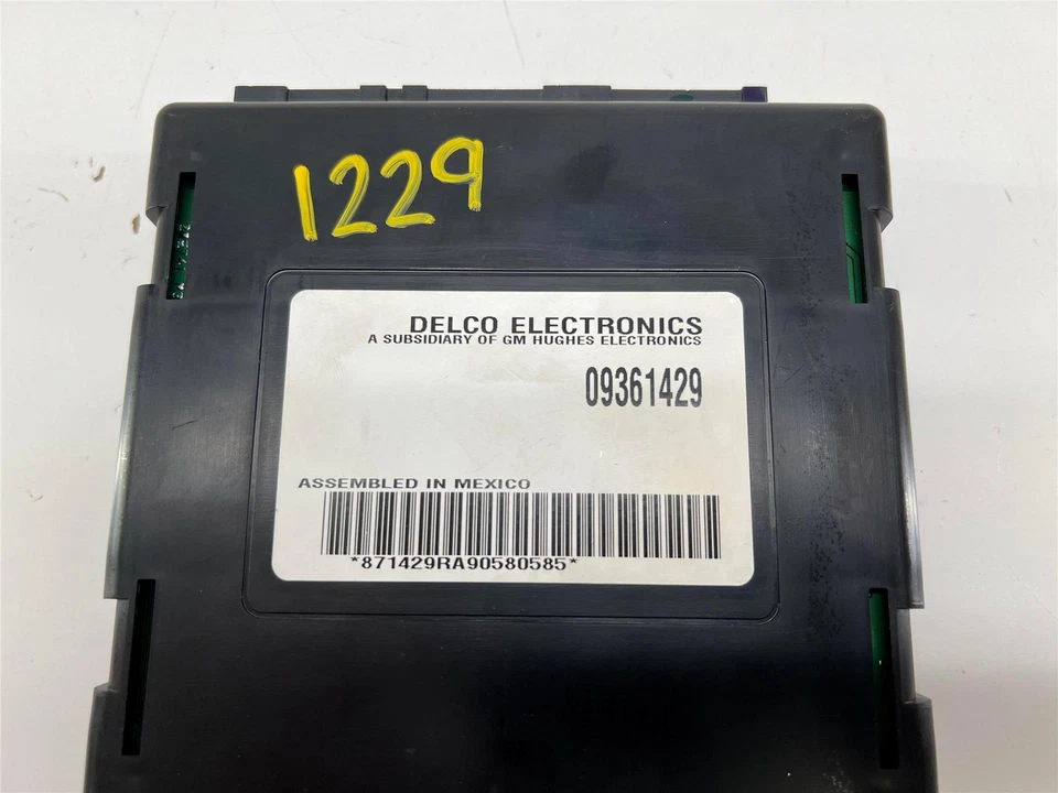 Módulo de control de carrocería Oldsmobile Alero 1999 probado por fabricante original 09361429 Foto 2 de 4