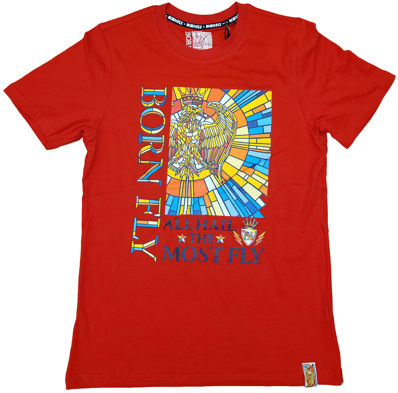 Мужская футболка Born Fly Red Shoutouts - S