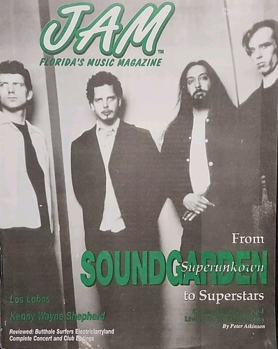 Jam Florida's Music Magazine May 1996 Soundgarden - 第 1/1 張圖片