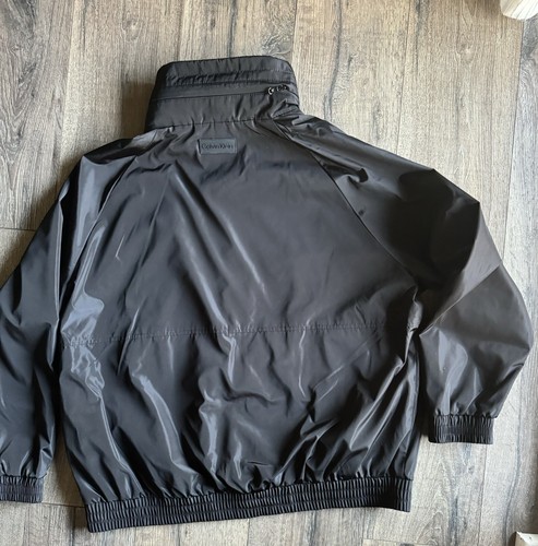 CK Women Full Zip Hooded Windbreaker M Size Black - Picture 2 of 10