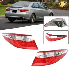 For Toyota Camry 2015-2017 Outer Left&Right Rear Tail Lights Brake Lamps Pair
