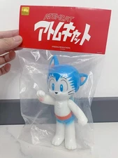 Tezuka Osamu Astro Boy Series ATOMCAT Blue White Limited Sofubi Action Figure