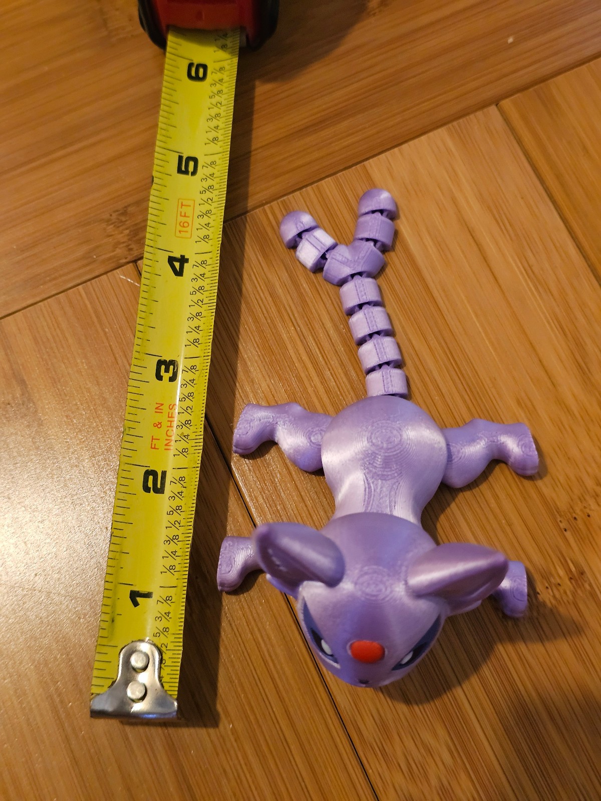 Flexi Articulated Eevee Evolution Pokemon Fidget Toy Flexible Eeveelutions