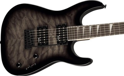 SPECIAL ORDER! Jackson JS Series Dinky JS20 DKQ 2PT Guitar in Trans Black Burst