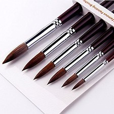Artist Paint Brushes-Superior Sable Watercolour Brushes Round Point Tip Paint...