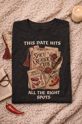 Spicy Reader Club Shirt, Romance BookTok Tee, Smut Reader Apparel