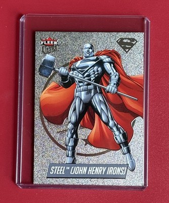 Fleer Ultra Superman STEEL (JOHN HENRY IRONS) Silver Medallions #M-9