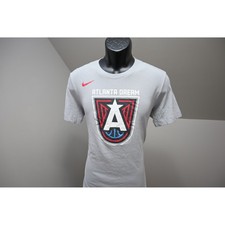 Nike Atlanta Dream T-Shirt Mens Small Grey WNBA Dri-FIT Graphic Tee Excellent