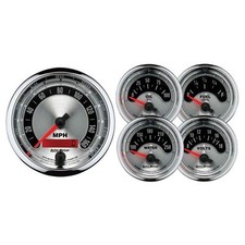 Autometer 1202 Gauge Kit American Muscle Analog 3-38in Performance