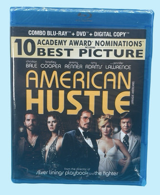 American Hustle (Blu-ray/DVD, 2014) Brand New & Factory Sealed