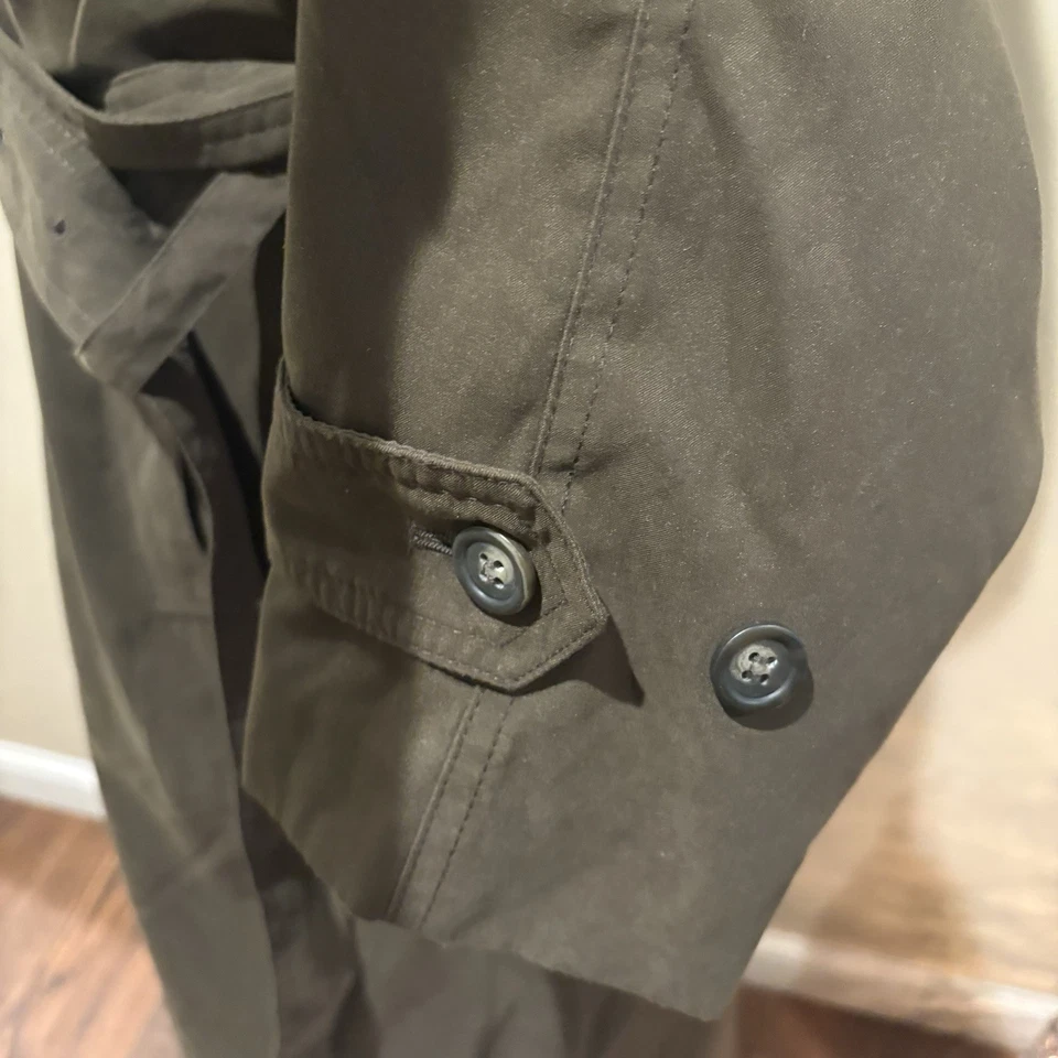 Gabardina Ralph Lauren Para Hombres Lana Blnd Extraíble Cremallera Forro Talla 44L Foto 3 de 4