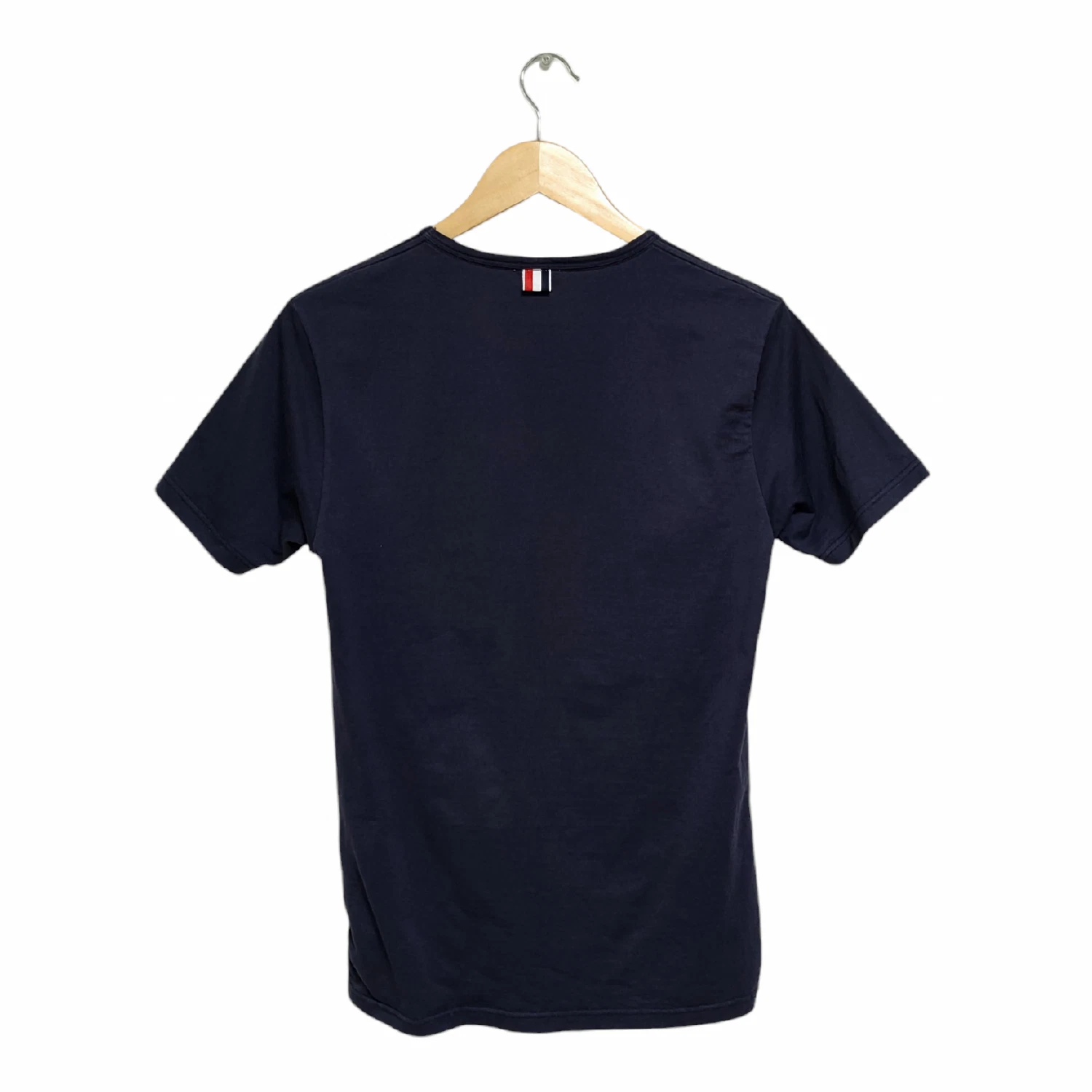 T shirt Thom Browne con tasca a righe manica corta 1478 119981905